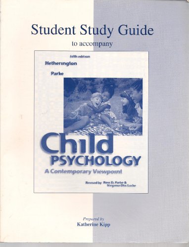 Child Psychology (Study Guide) (9780072896923) by Hetherington, E. Mavis