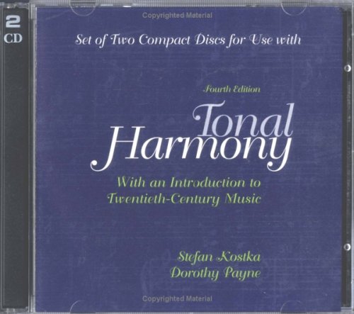 Stock image for Audio CDs For Use with Tonal Harmony With An Introduction to Twentieth-Century Music for sale by GoldBooks