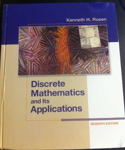 9780072899054: Discrete Mathematics and Its Applications