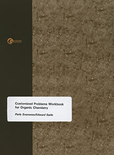 Imagen de archivo de Problems Workbook for Organic Chemistry a la venta por Iridium_Books