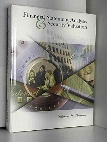 Stock image for Financial Statement Analysis and Security Valuation for sale by Books of the Smoky Mountains