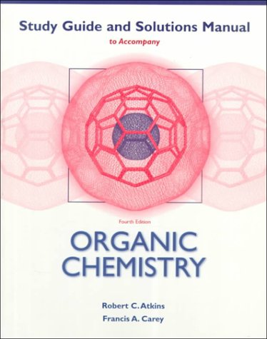 9780072905106: Organic Chemistry: (Student Study Guide/Solutions Manual)