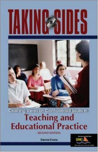 Stock image for Taking Sides: Clashing Views on Controversial Issues in Teaching and Educational Practice for sale by SecondSale