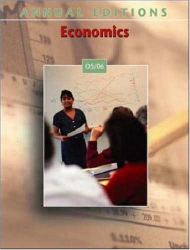 Stock image for Annual Editions: Economics 05/06, 33rd Edition for sale by a2zbooks