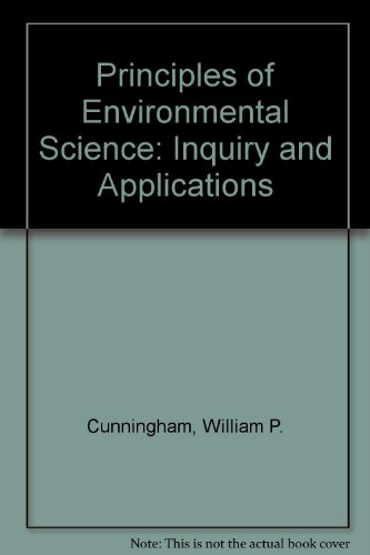 9780072919837: Principles of Environmental Science : Inquiry and Applications