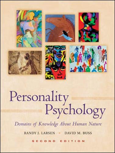 Beispielbild fr Personality Psychology: Domains of knowledge zum Verkauf von Russell Books