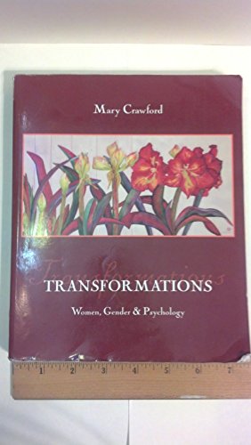 Stock image for Transformations: Women, Gender, And Psychology for sale by Lost Books