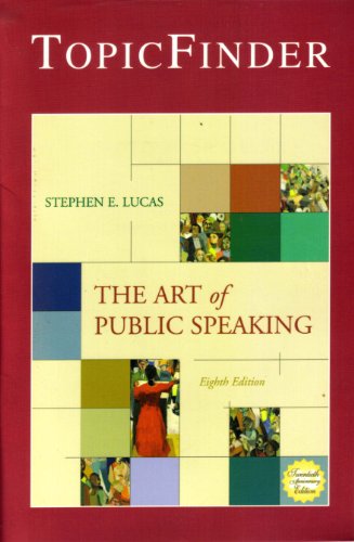 Beispielbild fr Topic Finder for The Art of Public Speaking, 8th Edition zum Verkauf von a2zbooks