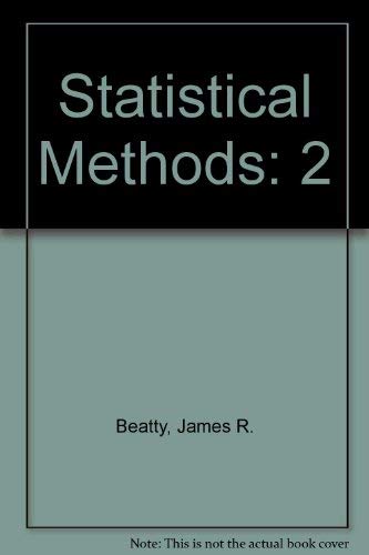 Stock image for Statistical Methods, Vol. 2 for sale by GridFreed