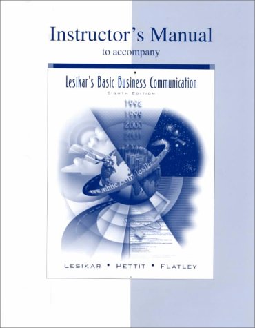 9780072929911: Lesikar's Basic Business Communication