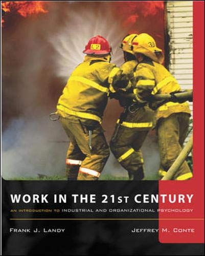 Stock image for Work in the 21st Century: An Introduction to Industrial and Organizational Psychology with Study Guide on CD for sale by Irish Booksellers