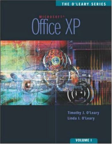 O'Leary Office XP Vol I Enhanced w/ Student Data CD (9780072932812) by O'Leary,Timothy