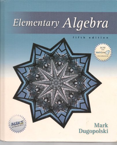 Imagen de archivo de Elementary Algebra (5th Edition) a la venta por Jenson Books Inc