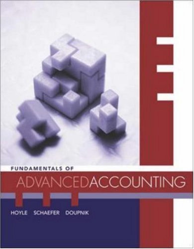 Beispielbild fr Fundamentals of Advanced Accounting zum Verkauf von Better World Books