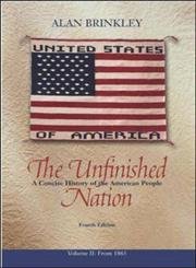 9780072935257: The Unfinished Nation, Volume 2, with PowerWeb