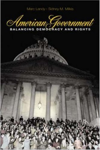 9780072935295: American Government: Balancing Democracy and Rights