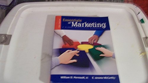 Beispielbild fr Essentials of Marketing: A Global-Managerial Approach (Mcgraw-Hill / Irwin Series in Marketing) zum Verkauf von The Book Cellar, LLC
