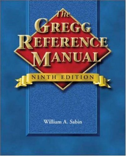 Stock image for The Gregg Reference Manual (Spiral w/Flap) for sale by HPB-Red