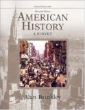9780072936728: American History: A Survey, Volume 2 MP w/PowerWeb