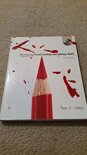 9780072937985: Developing Proofreading and Editing Skills
