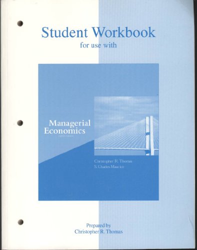 Beispielbild fr Study Guide to accompany Managerial Economics zum Verkauf von Better World Books