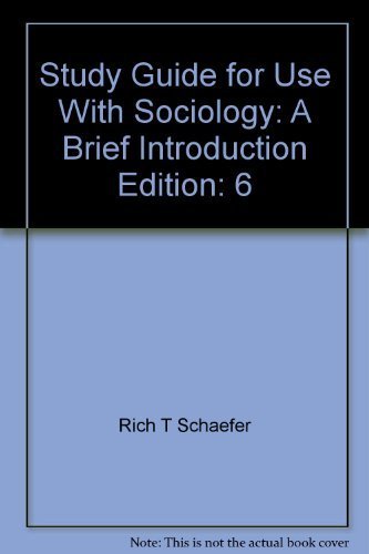 Stock image for Study Guide for use with Sociology for sale by dsmbooks