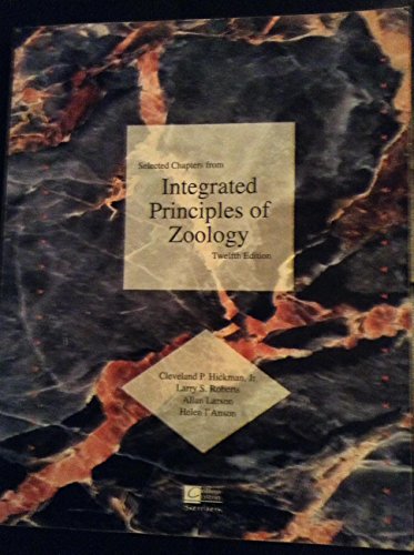 Imagen de archivo de Integrated Principles of Zoology, 12th (Selected Chapters From a la venta por HPB-Red