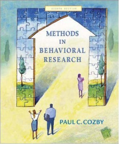 Beispielbild fr Methods in Behavioral Research with PowerWeb zum Verkauf von Wrigley Books