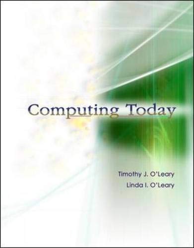 9780072943290: Computing Today w/ Student CD