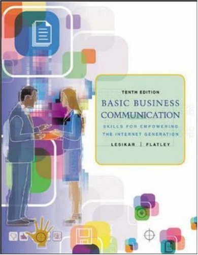 Stock image for Basic Business Communication: Skills For Empowering the Internet Generation w/Student CD and PowerWeb for sale by More Than Words