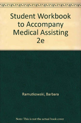 Beispielbild fr Workbook to accompany Medical Assisting 2e zum Verkauf von Cronus Books