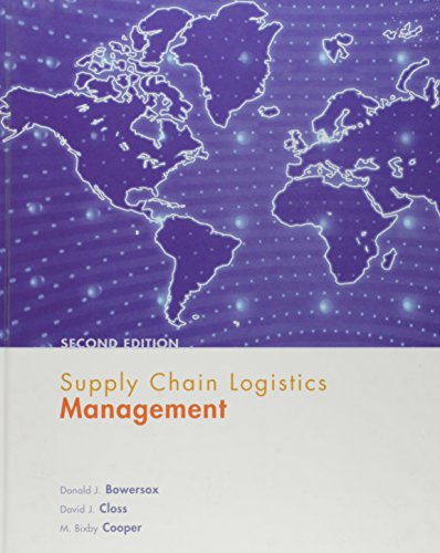 Imagen de archivo de Supply Chain Logistics Management (Operations And Decision Sciences) a la venta por Wonder Book
