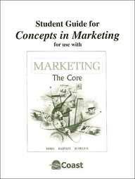 Stock image for Study Guide for Marketing Telecourse to accompany Marketing: The Core 1/e for sale by HPB-Red