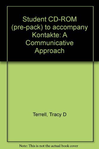 Beispielbild fr Student Interactive CD-Rom To Accompany Kontakte: A Communicative Approach 5th Edition zum Verkauf von a2zbooks