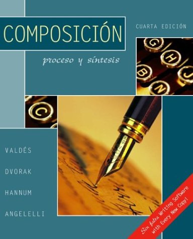 Composicion: Proceso y sintesis prepack with Sin falta software (9780072953039) by Valdes, Guadalupe; Dvorak, Trisha; Hannum, Thomasina PagÃ¡n; Angelelli, Claudia