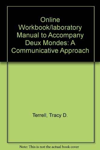 9780072959420: Online Workbook/laboratory Manual to Accompany Deux Mondes: A Communicative Approach