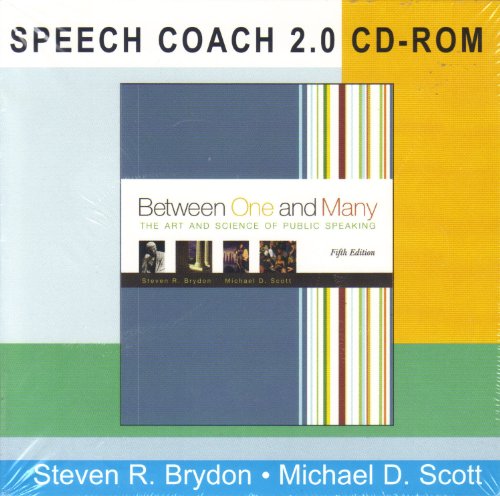 Imagen de archivo de Speech Coach 2.0 CD-ROM (only) to accompany the book Between One and Many 5th Edition a la venta por BookHolders