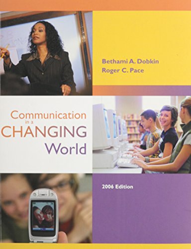 Imagen de archivo de Communication in a Changing World a la venta por SecondSale