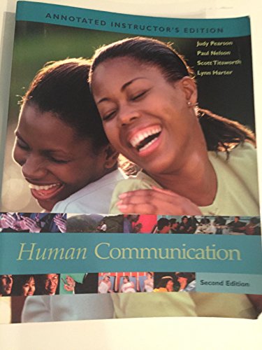 9780072959918: Human Communication