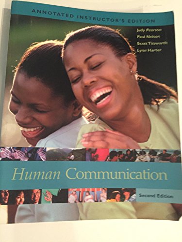 Stock image for Human Communication for sale by Better World Books