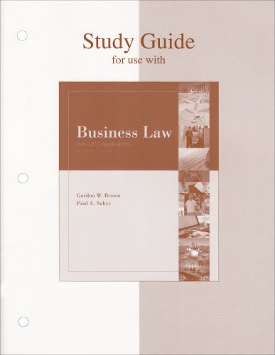 9780072960587: Business Law With Ucc Applications