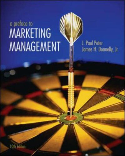 9780072962161: Preface to Marketing Management