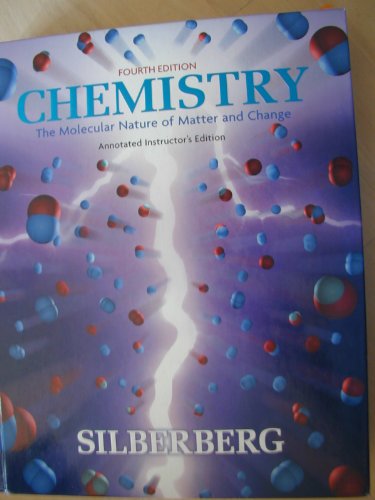 9780072964394: Chemistry Annotated Instructor's Edition (The Molecular Nature of Matter and Change)