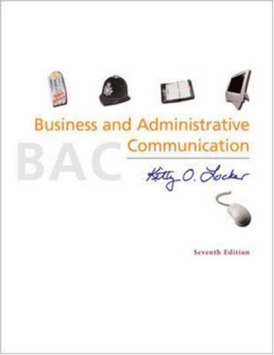 Stock image for Business and Administrative Communication for sale by BookHolders