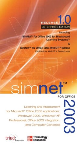 9780072966213: Simnet for Office 2003 Enterprise/Blackboard/webct Edition Office Suite