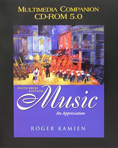 Imagen de archivo de Multimedia Companion CD-ROM 5.0 t/a Music: An Appreciation, Brief Edition a la venta por Nealsbooks