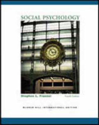 Stock image for Social Psychology for sale by HPB-Red