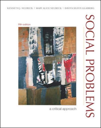 Stock image for Social Problems: A Critical Approach ; 9780072968040 ; 0072968044 for sale by APlus Textbooks