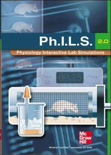 Stock image for (Ph.I.L.S.) Physiology Interactive Lab Simulations 2.0 CD-ROM for sale by SecondSale