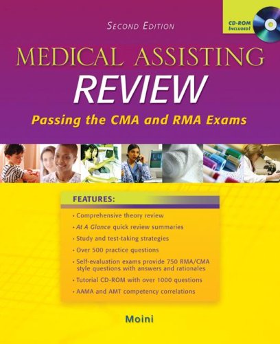 Stock image for Medical Assisting Review Passing the CMA & RMA Exams for sale by HPB-Red